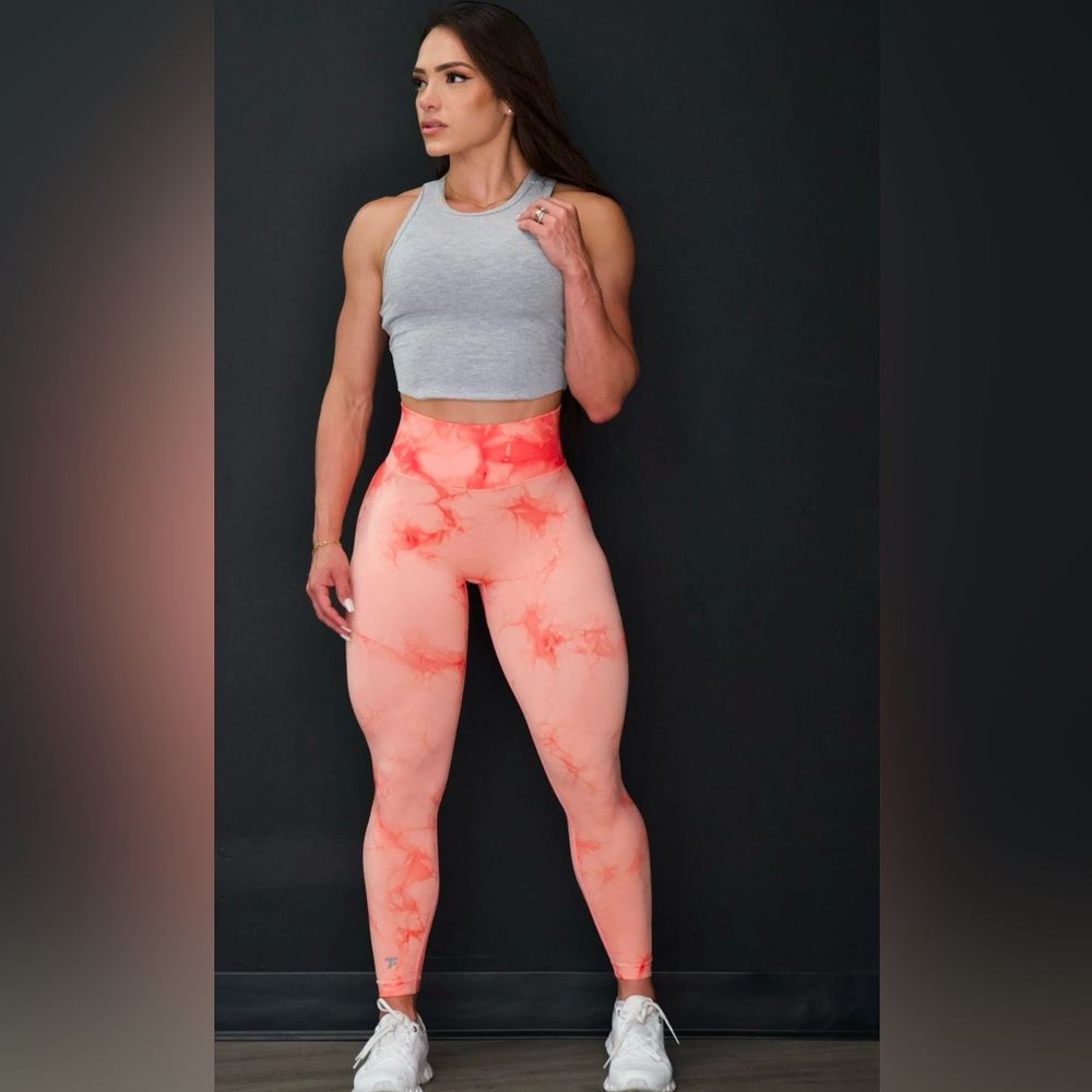 Smash Leggings Coral size M  (Taneth Fit)